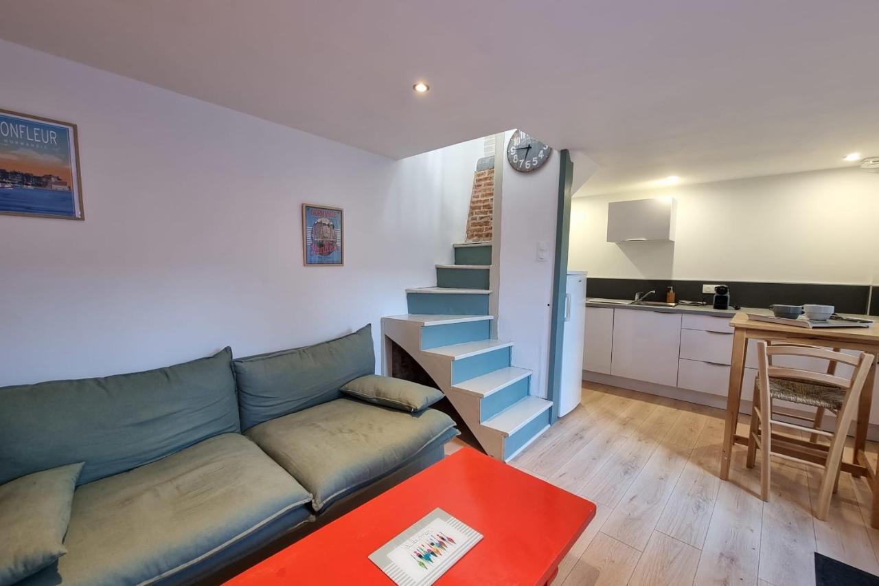 Les Chabannettes - Maisonette&Terrasse 2P - Herz von Honfleur Exterior foto